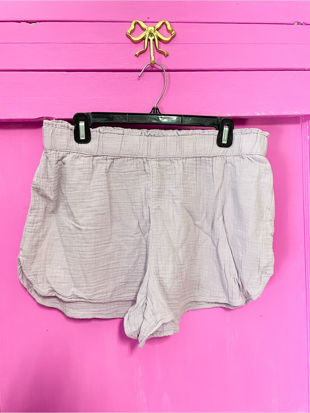 Universal Thread Lavender Gauze Pull-On Athletic Shorts